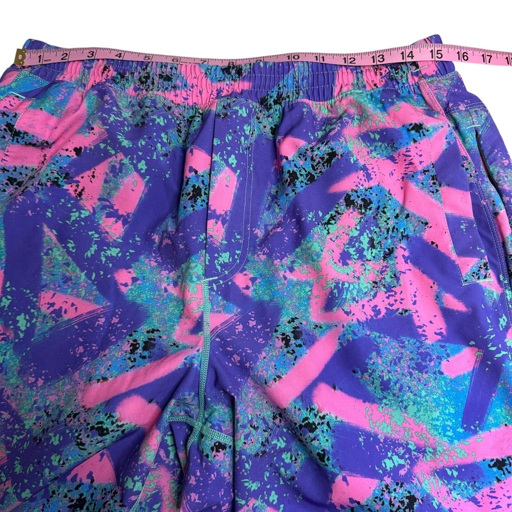 Birddogs Men's XL Shorts Long Boomstick Purple Pink Athletic Stretch Lined - Picture 7 of 8